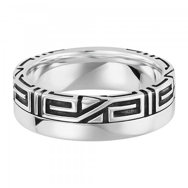 cai Ring 925/- Sterling Silber rhodiniert Ornament