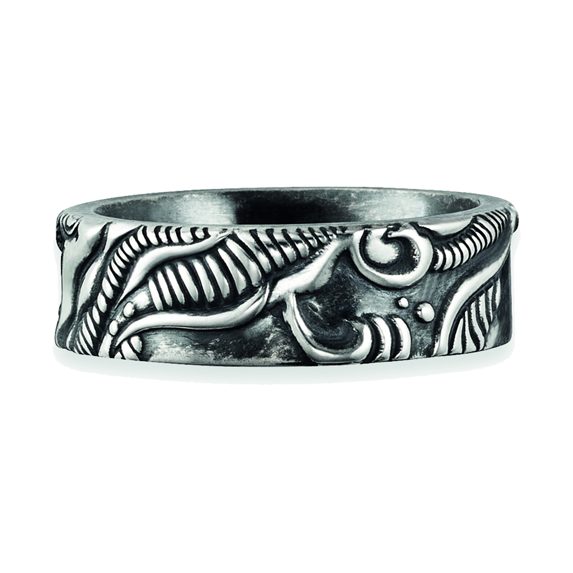 cai Ring 925/- Sterling Silber oxidiert Japan (132270753-058)