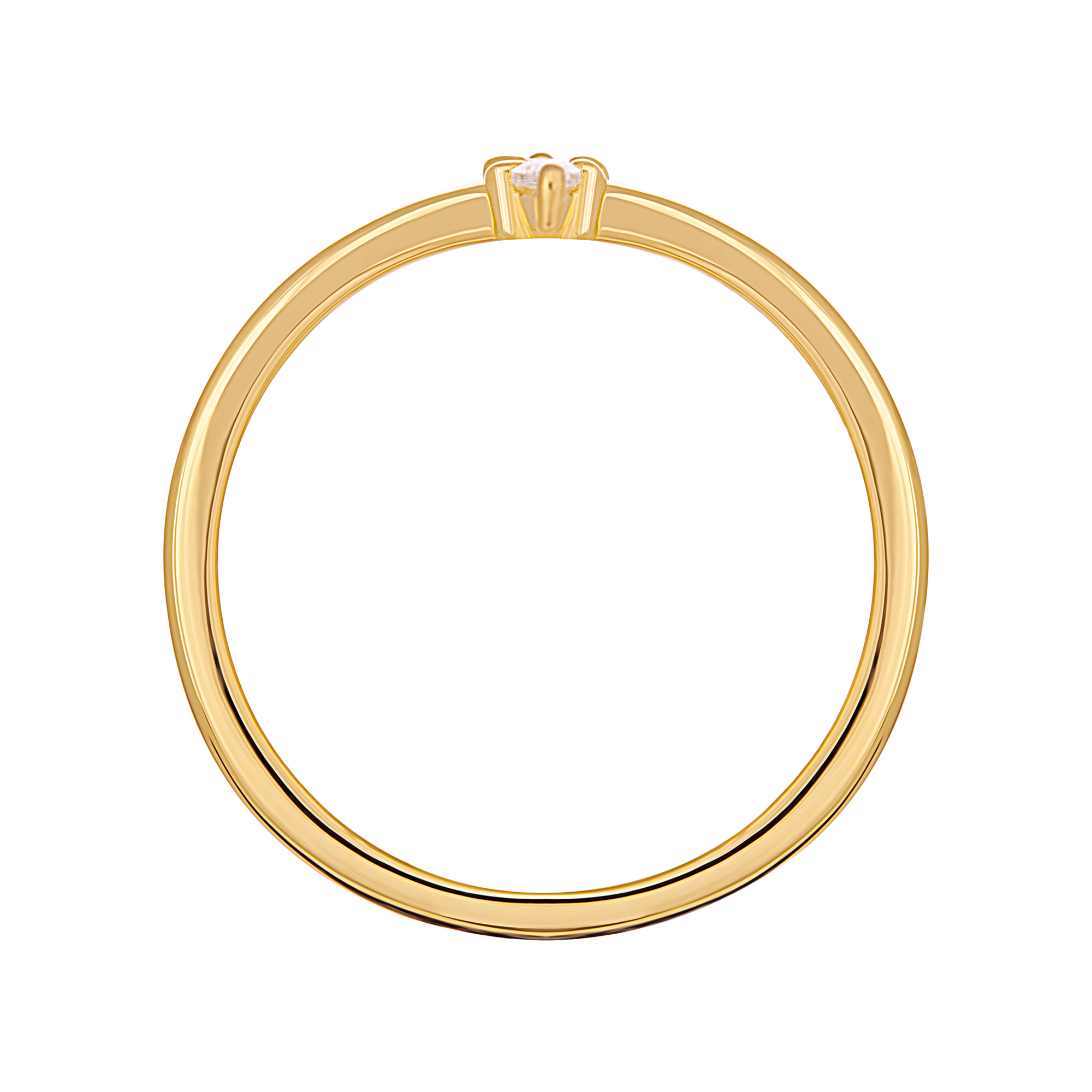 cai Ring 925 Silber vergoldet mit Zirkonia (360272466-1-048)